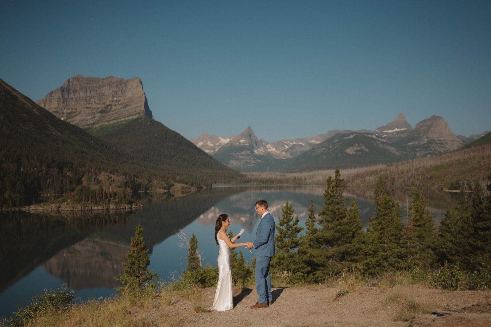 Kat & Mark's Glacier National Park Elopement ...