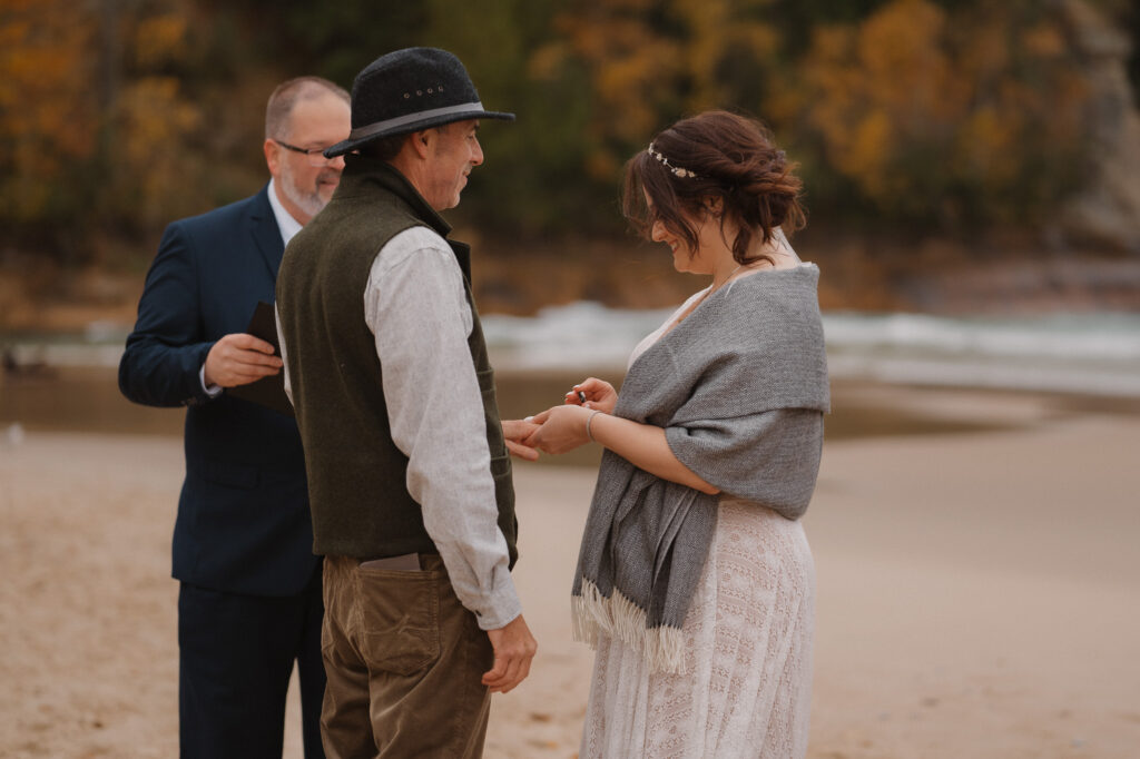 pictured rocks fall elopement