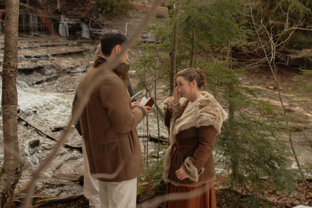 michigan upper peninsula winter elopement