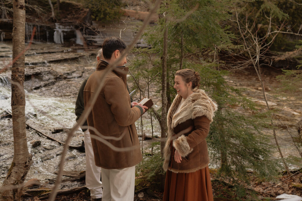 michigan upper peninsula winter elopement