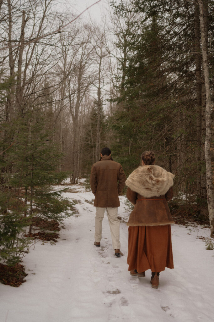 michigan upper peninsula winter elopement