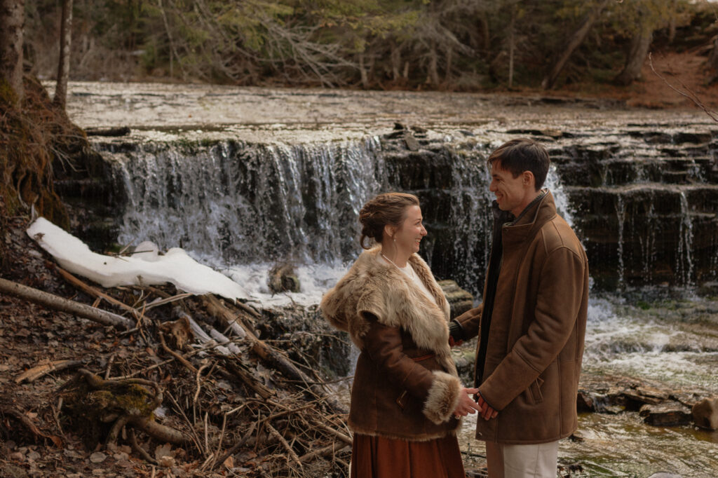 michigan upper peninsula winter elopement