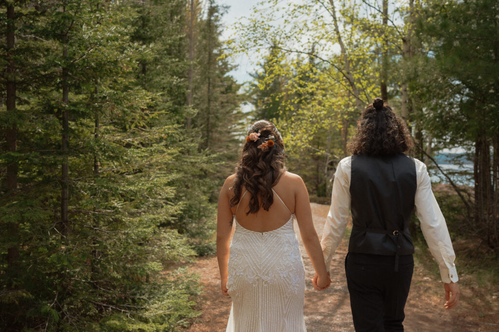 presque isle wedding