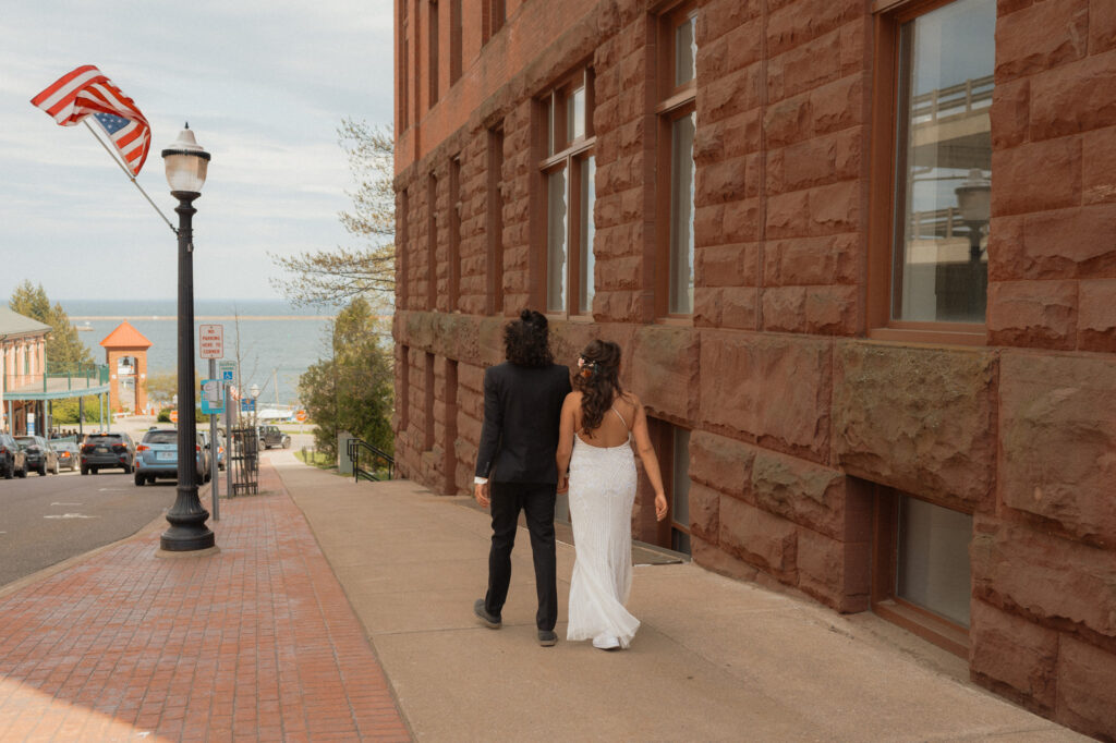 presque isle wedding