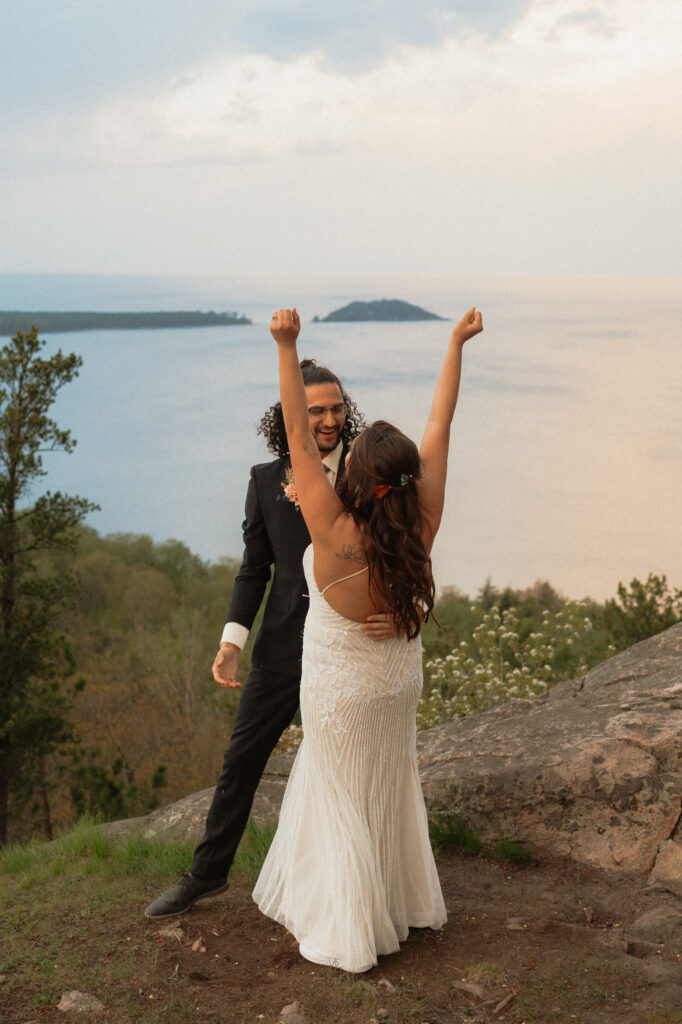 presque isle wedding