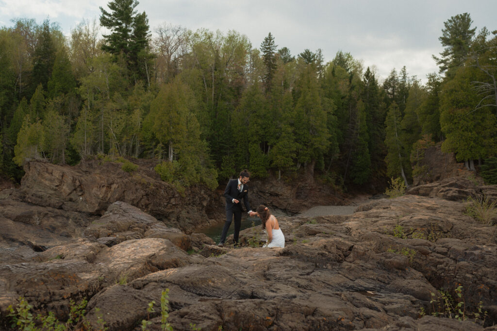 presque isle wedding