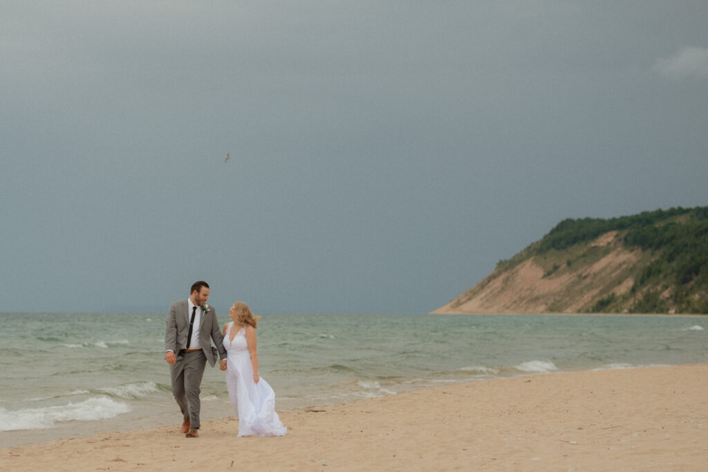 summer sleeping bear elopement