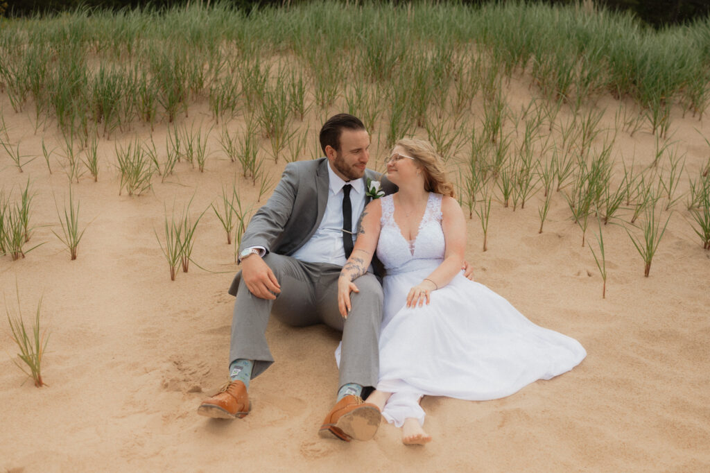 summer sleeping bear elopement