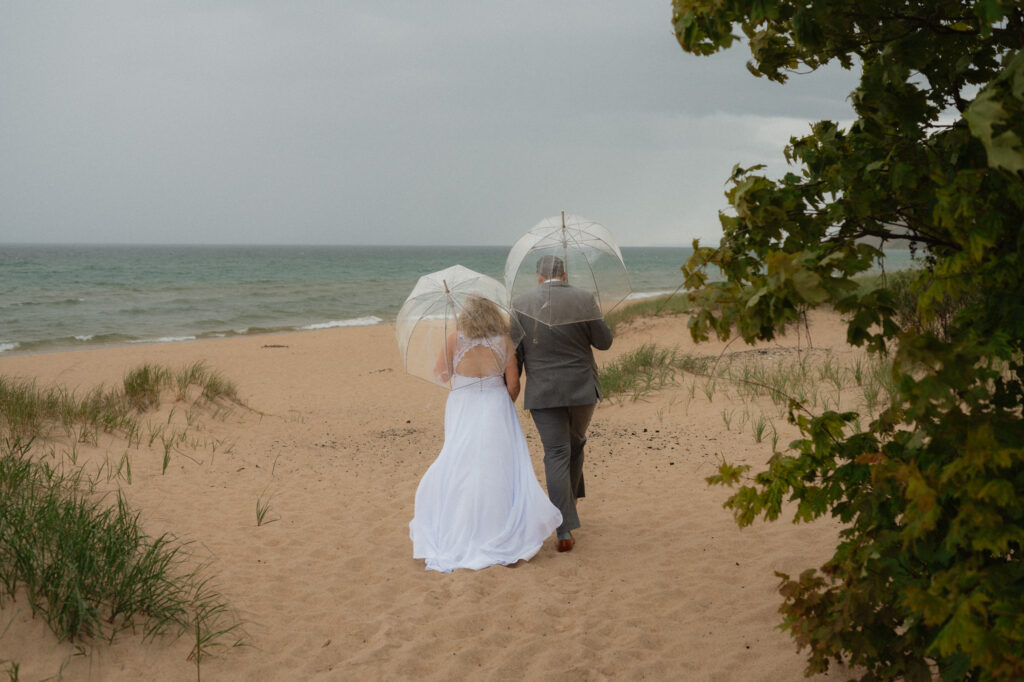 summer sleeping bear elopement