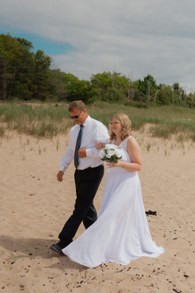 summer sleeping bear elopement