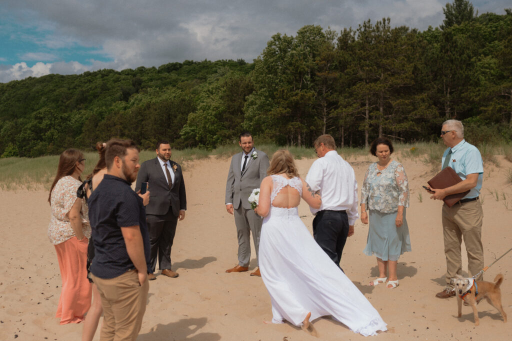 summer sleeping bear elopement