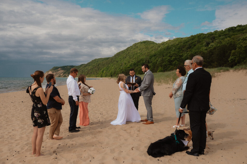 summer sleeping bear elopement