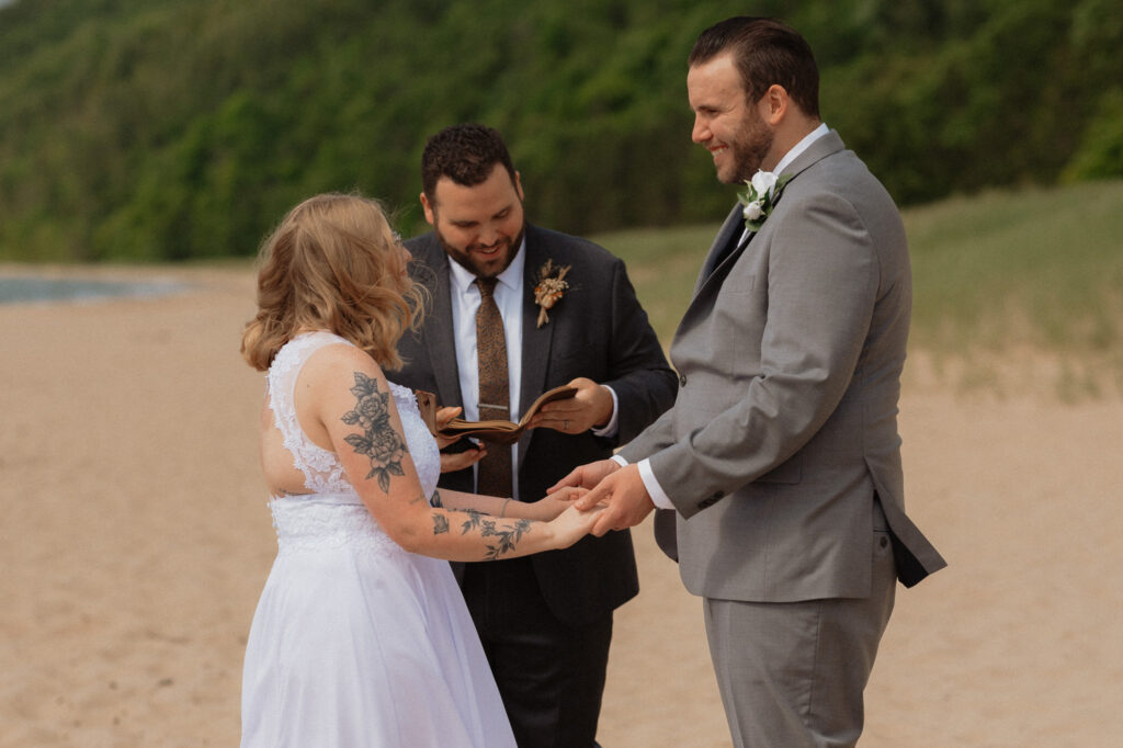 summer sleeping bear elopement