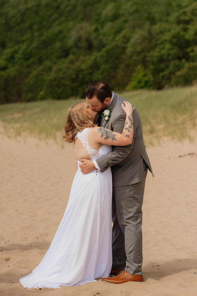 summer sleeping bear elopement