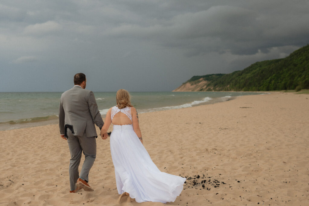 summer sleeping bear elopement