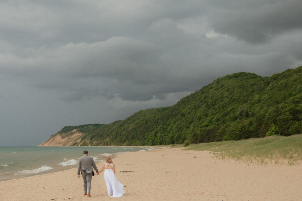 summer sleeping bear elopement