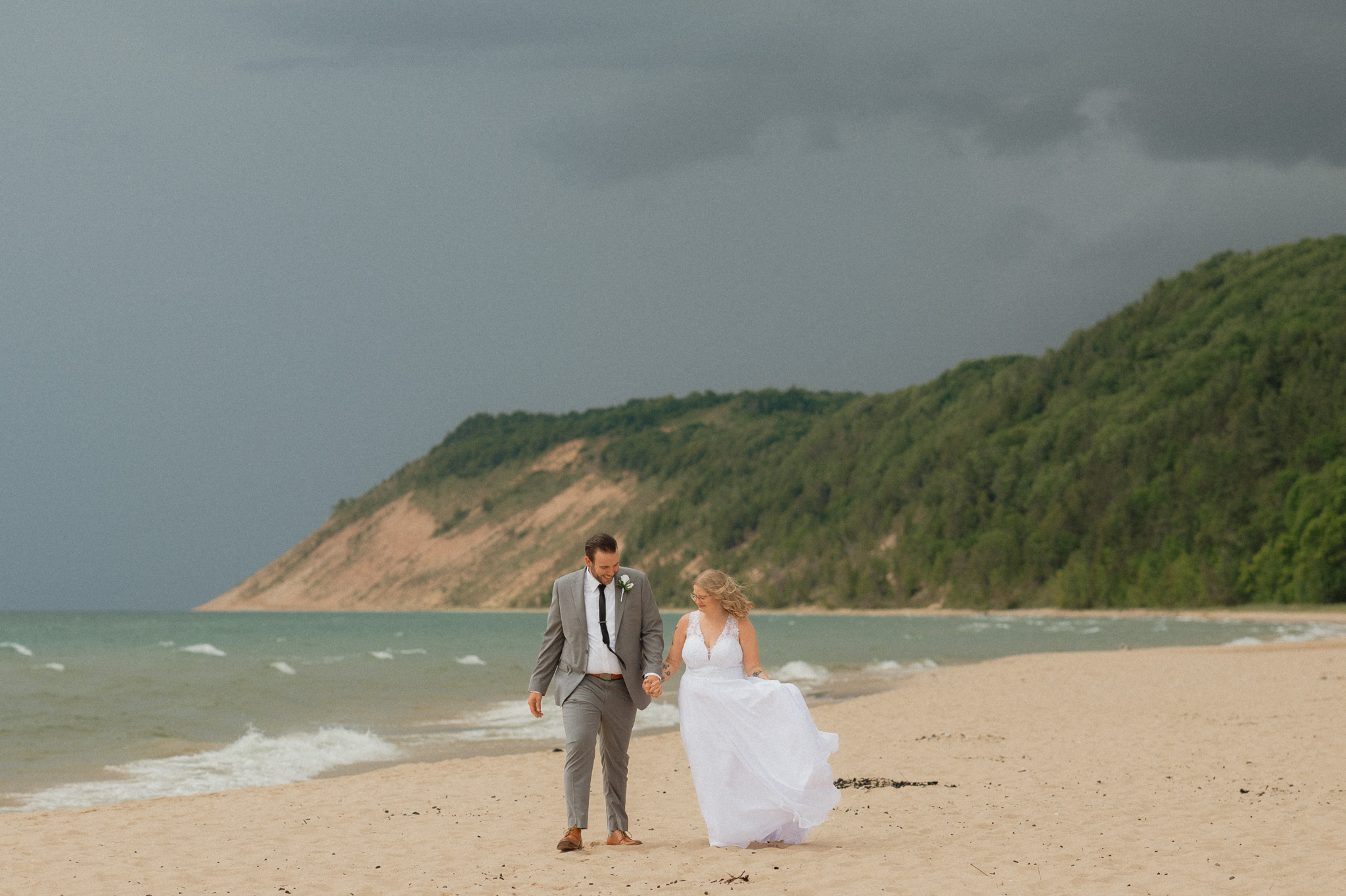 summer sleeping bear elopement