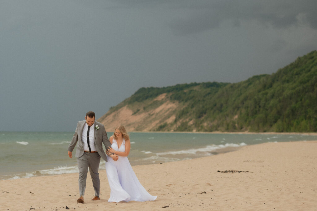 summer sleeping bear elopement