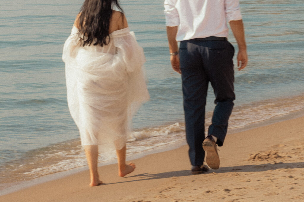 dreamy michigan beach wedding