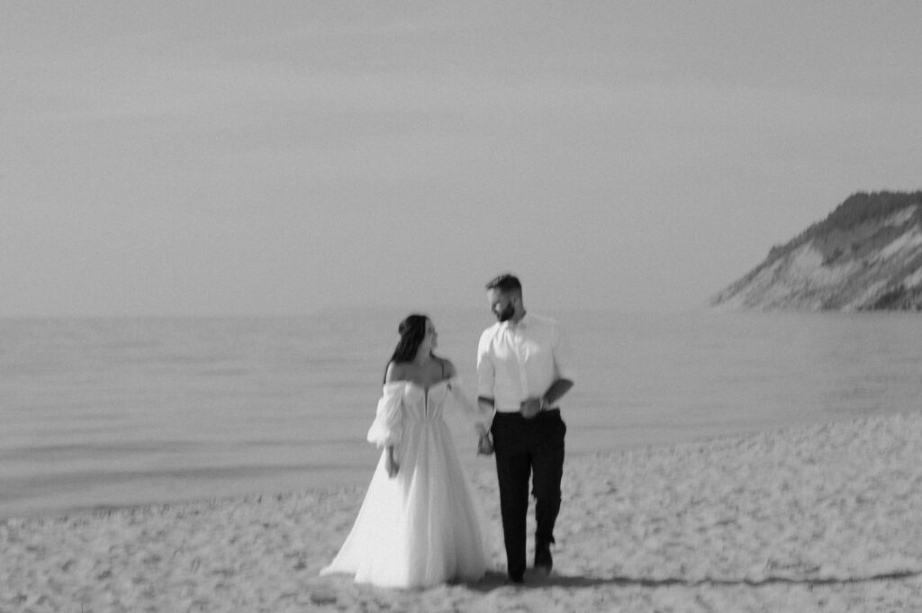 dreamy michigan beach wedding