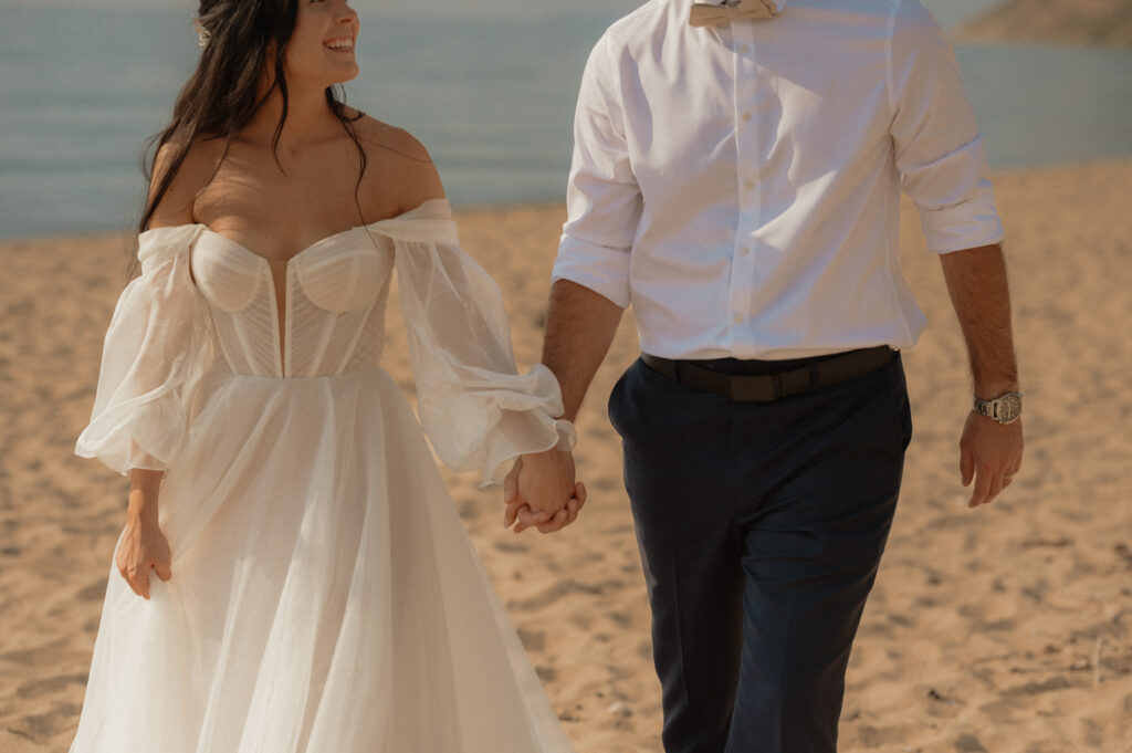 dreamy michigan beach wedding