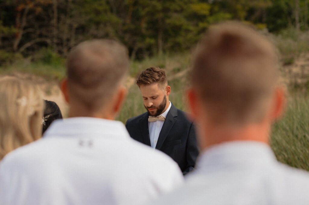 dreamy michigan beach wedding