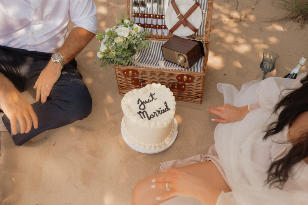 dreamy michigan beach wedding