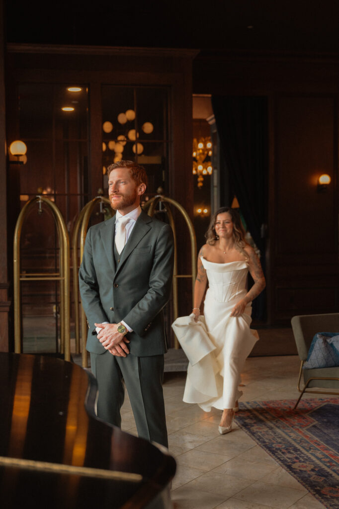 rainy upper peninsula elopement