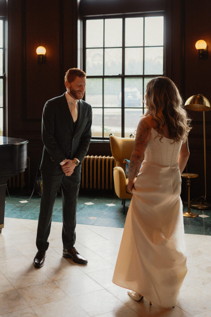 rainy upper peninsula elopement