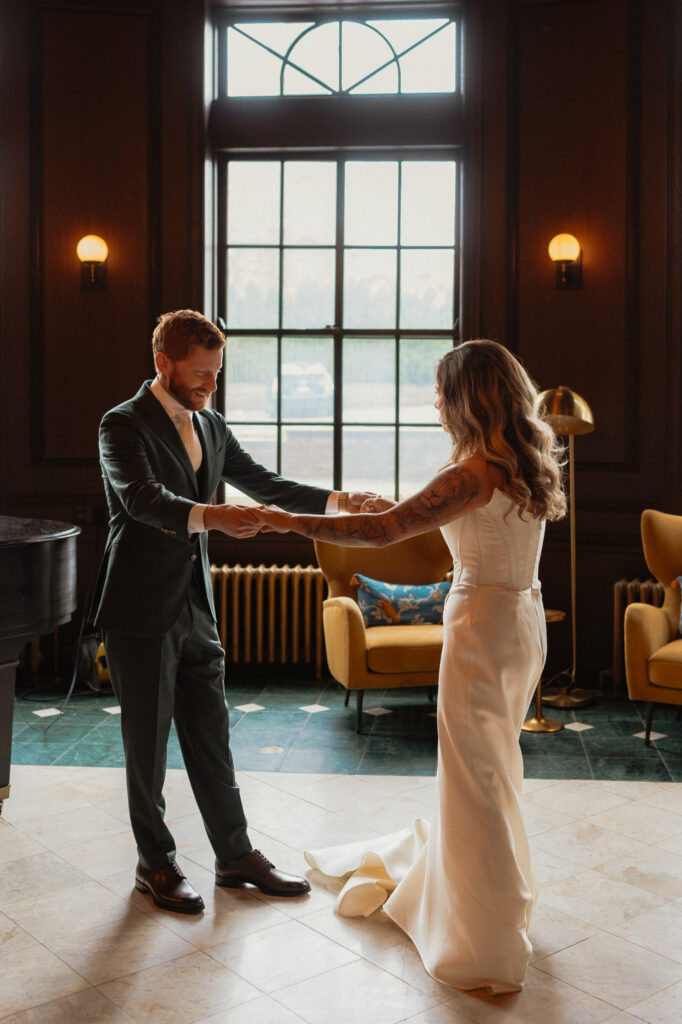 rainy upper peninsula elopement