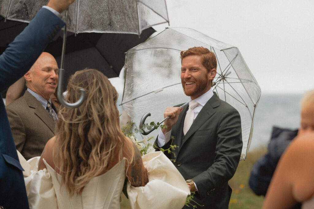 rainy upper peninsula elopement