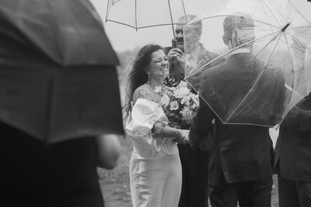 rainy upper peninsula elopement