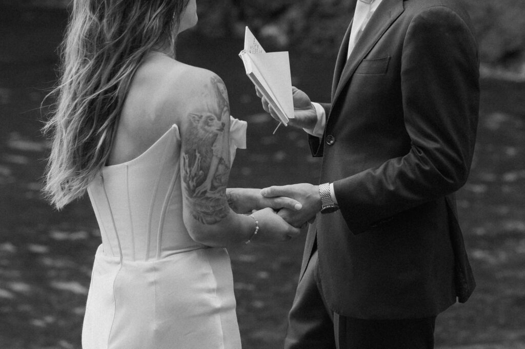 rainy upper peninsula elopement