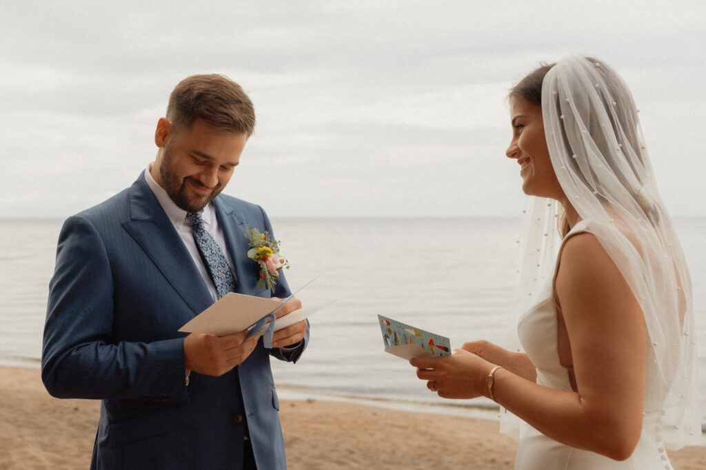 upper peninsula pine trees waterfall elopement