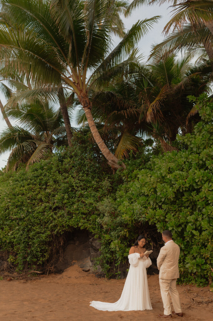 maui sunrise elopement