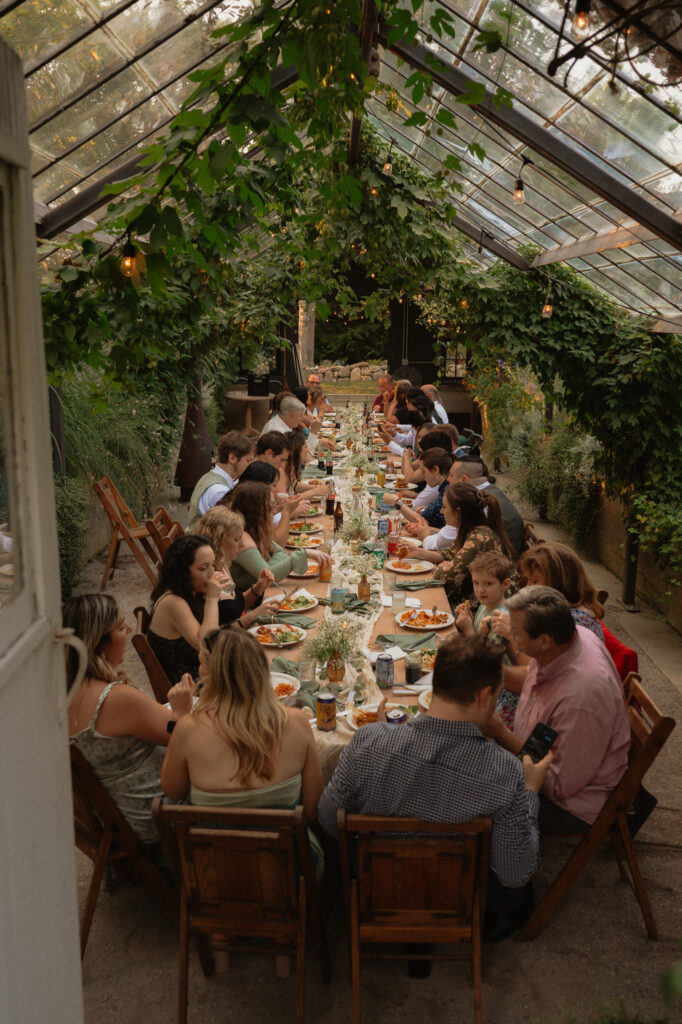 michigan greenhouse wedding