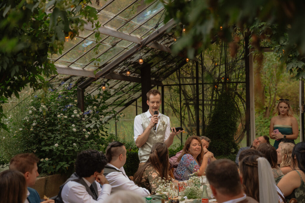 michigan greenhouse wedding