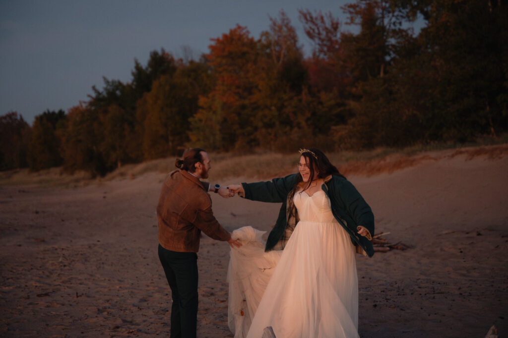 lake of the clouds elopement