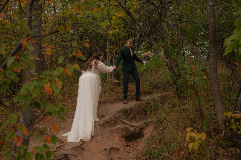 lake of the clouds elopement