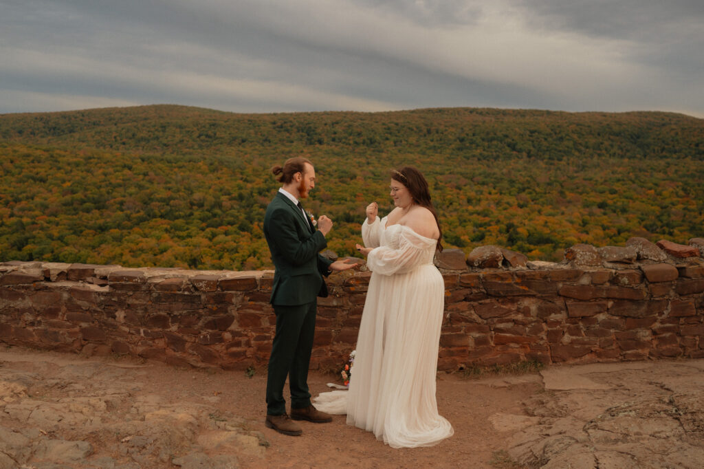 lake of the clouds elopement