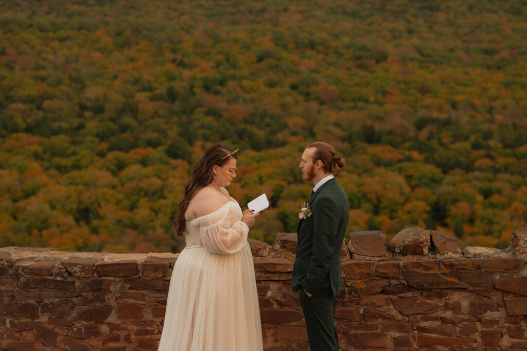 lake of the clouds elopement