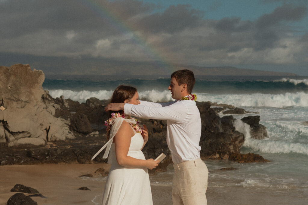 maui rainbow elopement