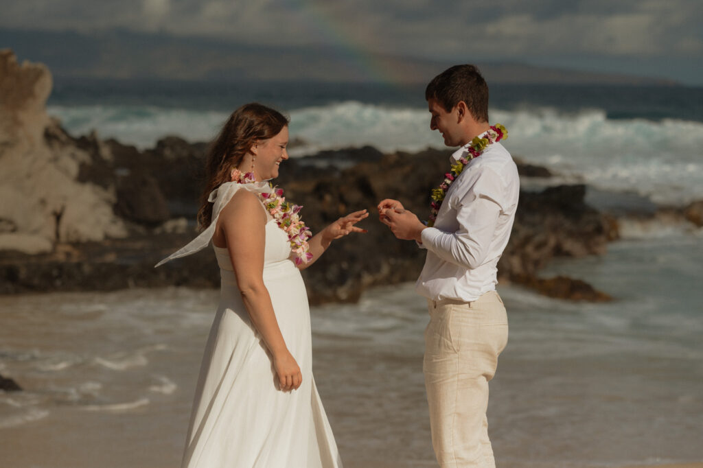 maui rainbow elopement