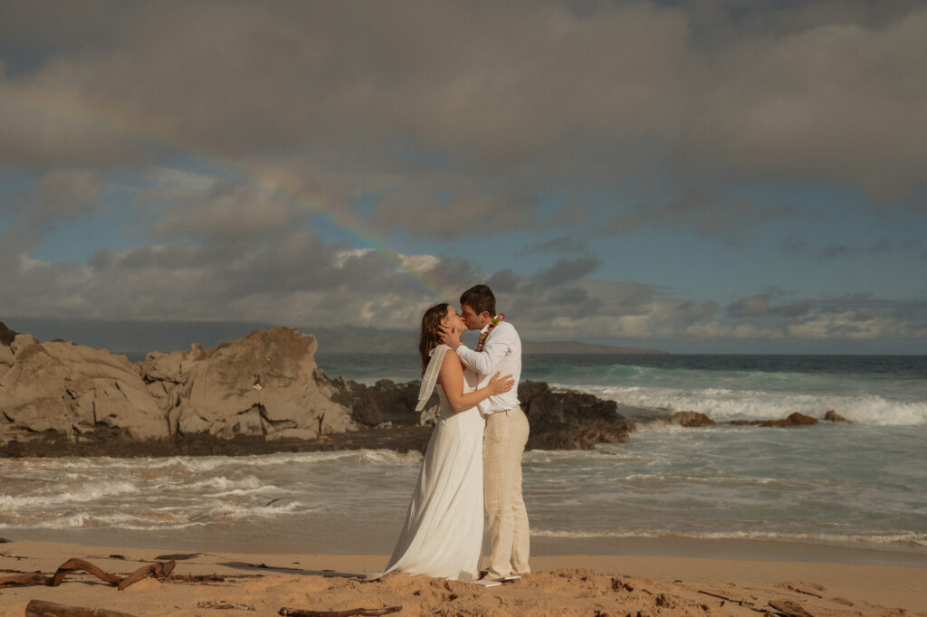 maui rainbow elopement