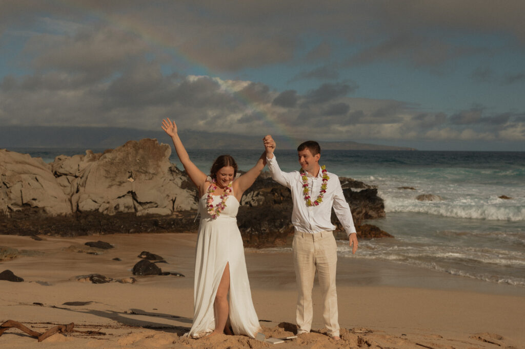 maui rainbow elopement