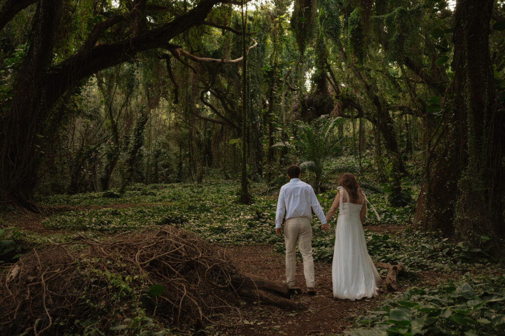 maui rainbow elopement