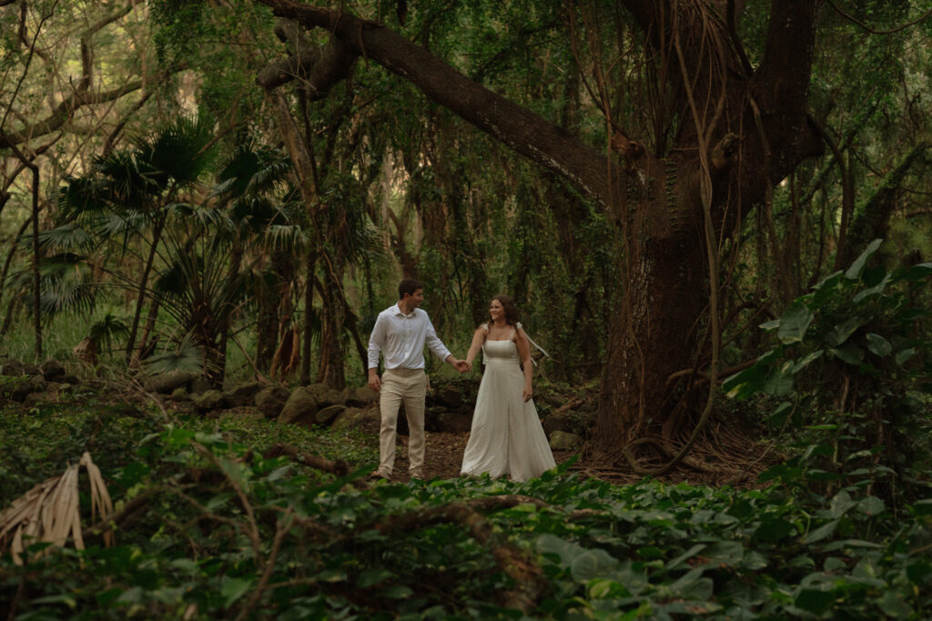 maui rainbow elopement