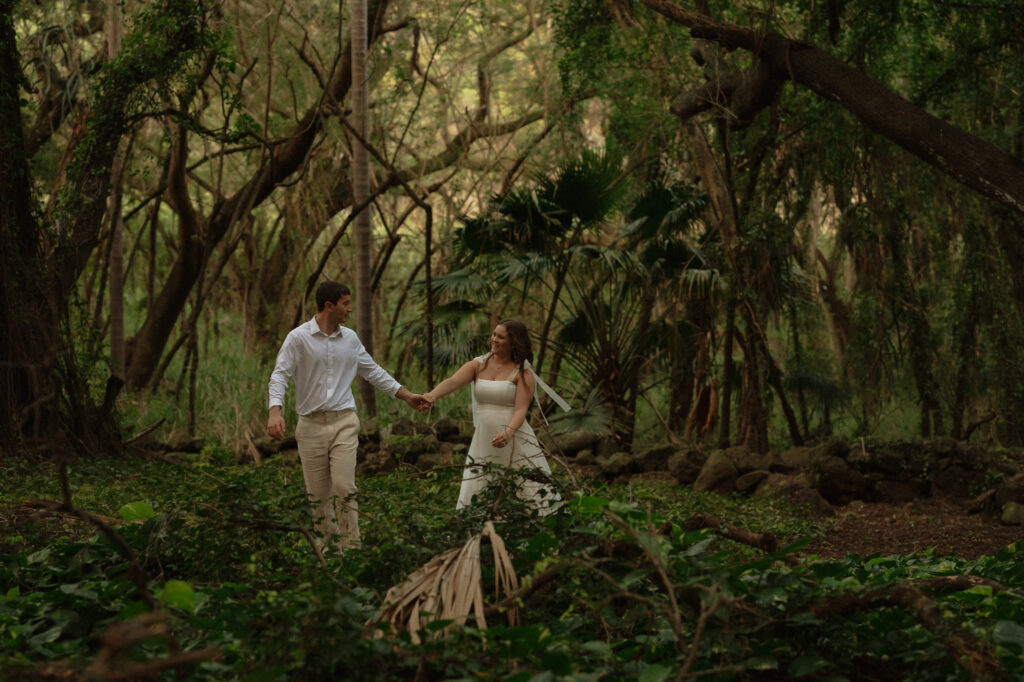 maui rainbow elopement