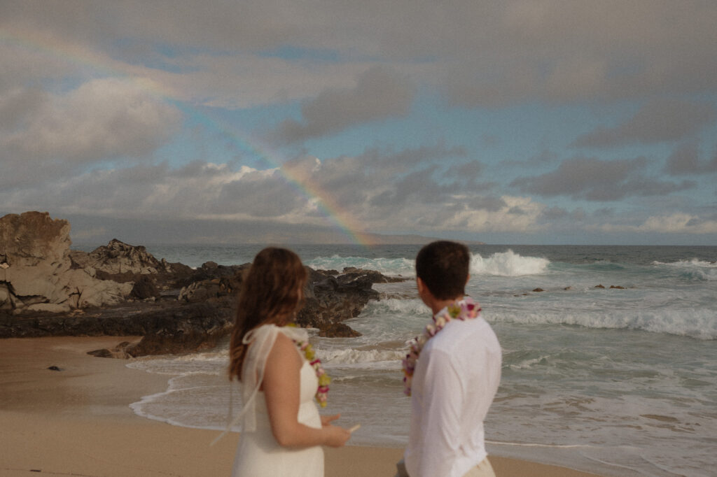 maui rainbow elopement