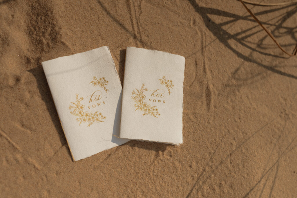 michigan beach vineyard elopement